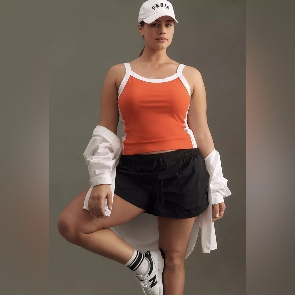 NWT Size 3X - Pilcro Sporty Scoop-Neck Cropped Tank - Picture 1 of 16